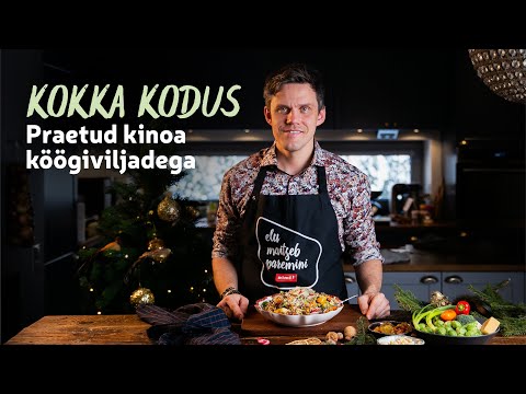 🥘 Kokka kodus | Jõuluse kinoa retsept köögiviljadega