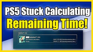 How to fix PS5 Stuck on calculating remaining time (Game or Update Stuck!) screenshot 5