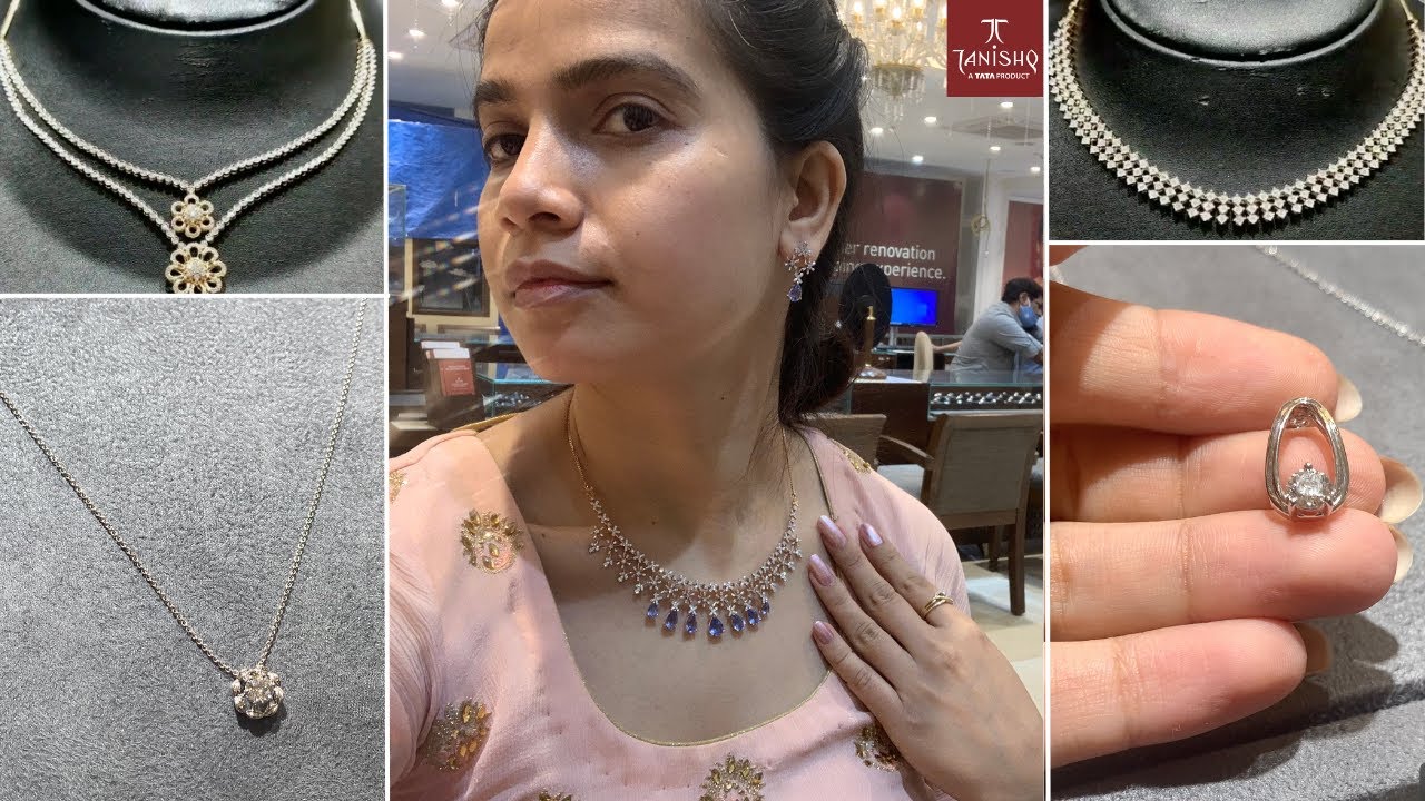 Tanishq Solitaire chain sets & Diamond necklace sets starting 1 lakh ...