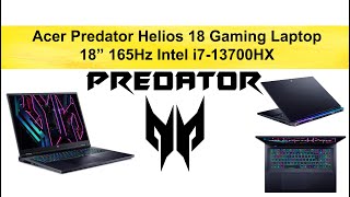 Acer Predator Helios 18 Gaming Laptop, Model PH18-71-756U