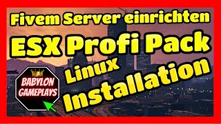 FIvem Server einrichten # 352 // ESX Profi Pack Installation // ESX Server einfügen & Installieren