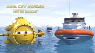 Flip the Rescue Boat & Ava the Submarine - Real City Heroes (RCH) | Videos For Children screenshot 5