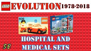 ALL LEGO CITY Hospital and Medical Sets Evolution 1978-2018