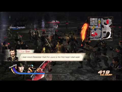 Guan Ping Legendary Battle 1 Hard Shu Conquest Gameplay Video Dynasty Warriors 7 PS3