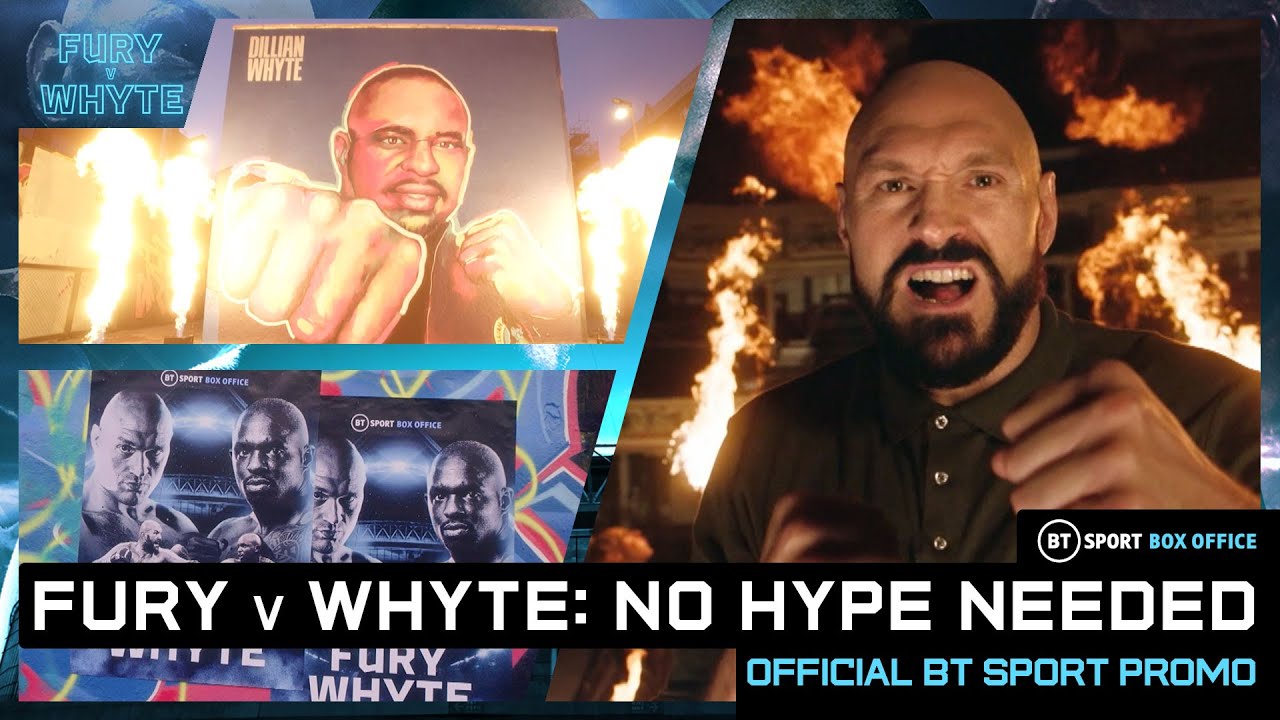 Tyson Fury v Dillian Whyte 🔥 No Hype Needed Official BT Sport Promo