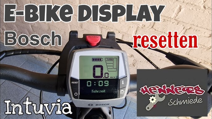 Bosch Intuvia Performance E-bike-display Bedienungsanleitung