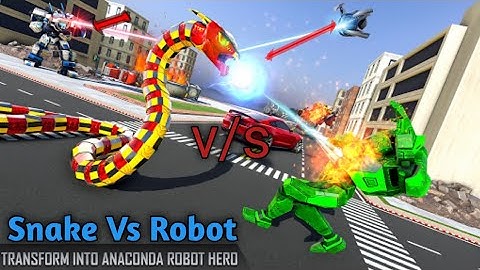 Anaconda Robot Car Transform Super car Robot The Snake Robot Transformation(android) gameplay