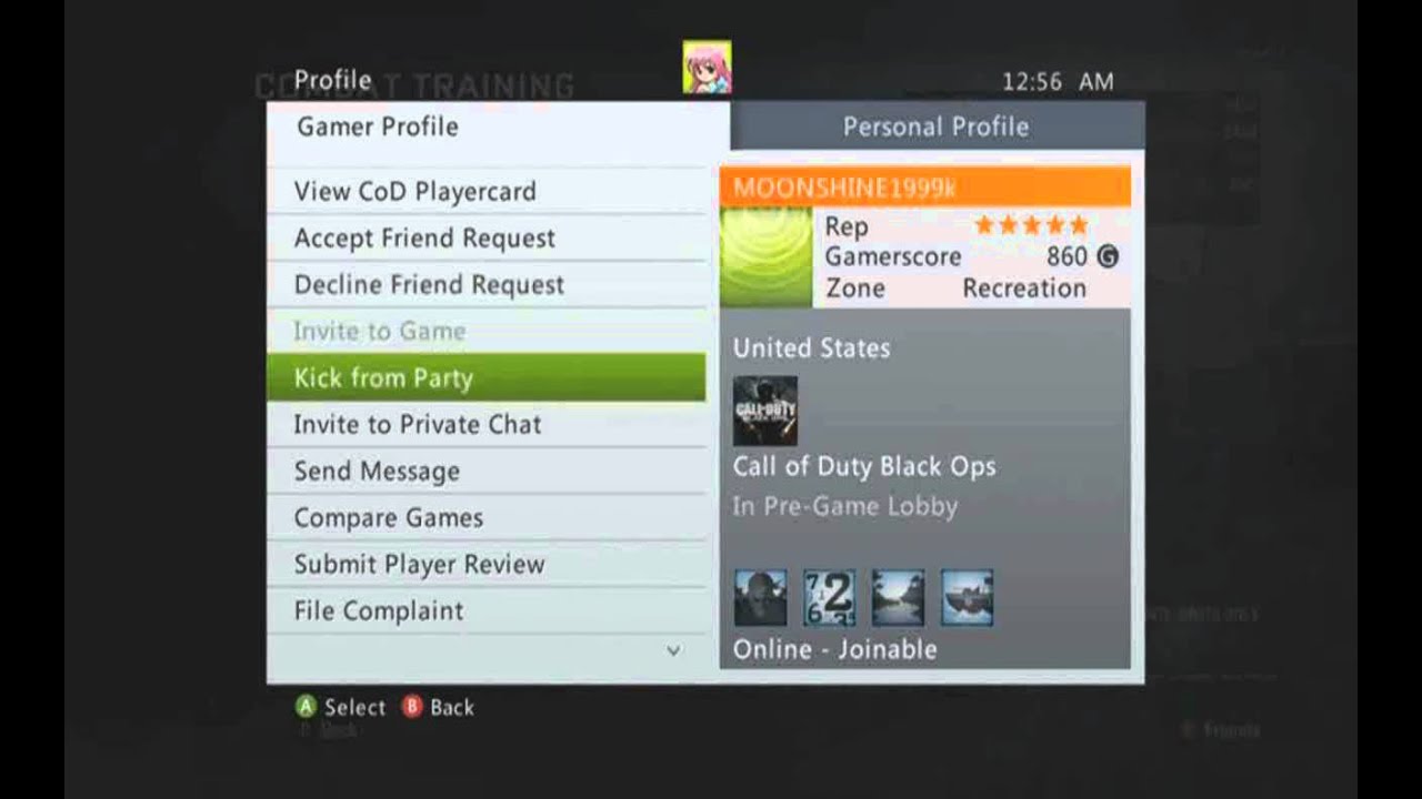 Lol Kicked From Xbox Live Party By M16dropshott