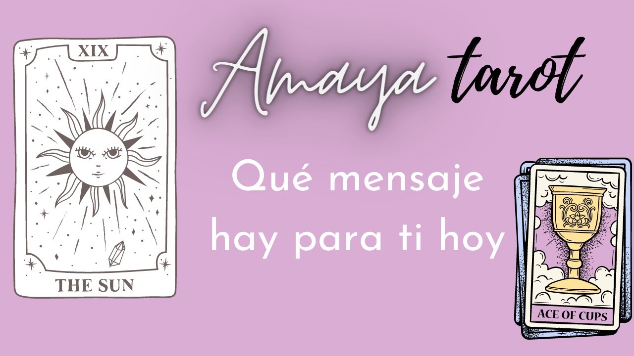 QUÉ TIENE EL TAROT PARA TI HOY 🌟🌟🌟🌟MENSAJE PARA TI TAROT INTERACTIVO ...