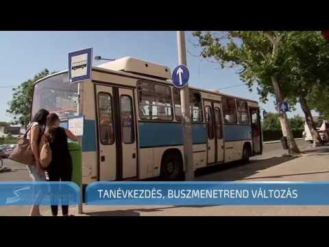 Szegedi Hírek Ismét változik a buszmenetrend 2016.08.31.