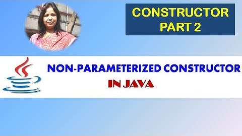 Non-Parameterized Constructor in Java PART 2  #ShardaKarmakar #Java #ICSE