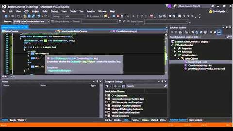 C Sharp Character Counter C Sharp Projects 2013
