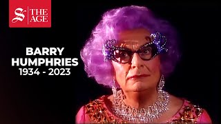 Greatest moments of comedy icon Barry Humphries