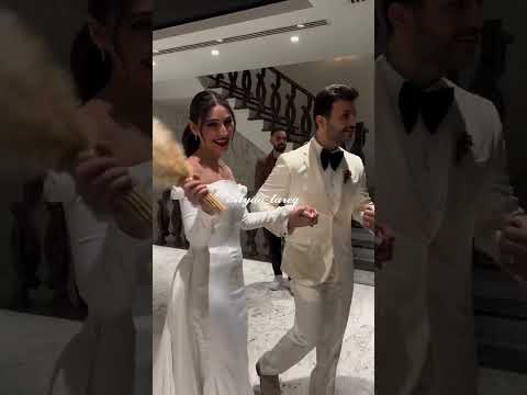 نتهاء الحفل زفاف الفنانه ساندي جمال والفنان احمد الخفاجي بهذا الشكل اكسبلور حلوه لايك اشتراك