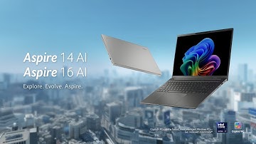 Aspire 14 and 16 AI | Intel Core Ultra Processors | Acer