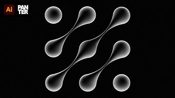 Abstract Liquid Logo in Illustrator