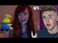 Girl Is EXTREMELY AFRAID Of Minions..