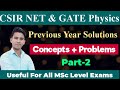 CSIR NET Physics 2022 | GATE Physics 2023 | Previous Year Solutions | Part-2 | Raj Physics Tutorials