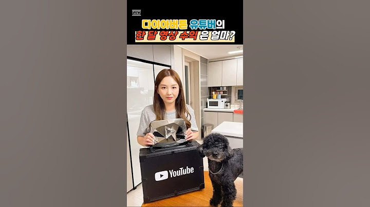 다이아버튼 유튜버의 한 달 영상 수익은 얼마?