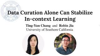 Data Curation Alone Can Stabilize In-context Learning (ACL 2023)