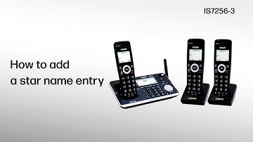 Add a star name entry | Add a star name entry via Caller ID log - VTech IS7256