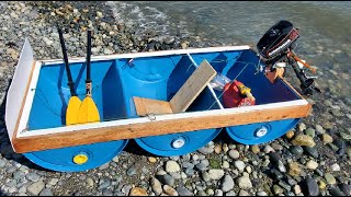Blue Barrel boat