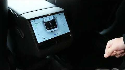 WOW. How to install Tesla Model 3 / Model Y  Rear Seat Entertainment LCD Display AC Screen？