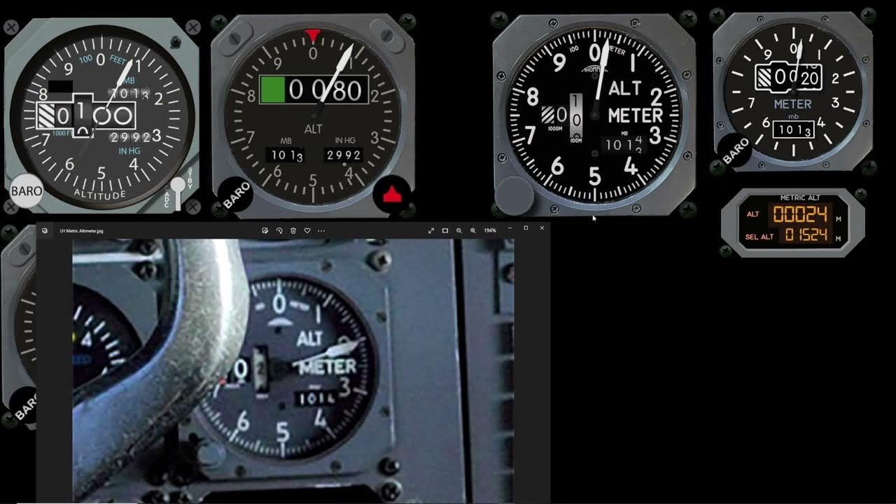 Altimeter Fest A range of altimeters for classic Boeing jets modelled