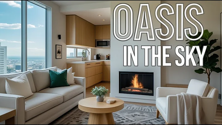 🌤️ Modern Condo Tour A Breathtaking Oasis in the Sky Transformation!  Small Space Interior Design I