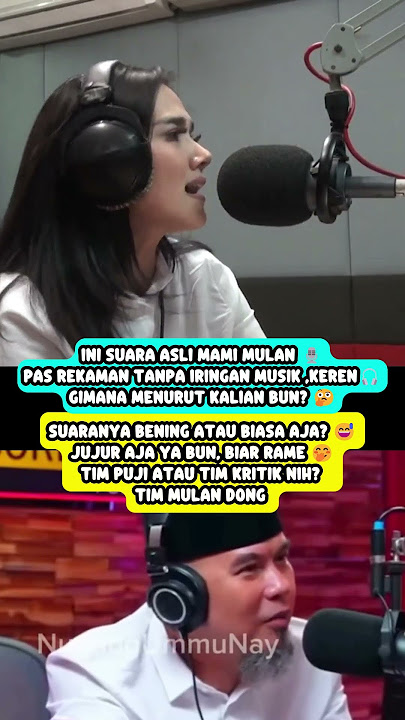 Suara Asli Mami Mulan Tanpa Musik 😍🎤