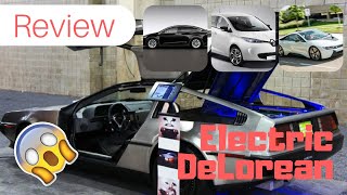 Seai Energy Show 2017 electric cars - Tesla Model X BMW i8 Renault ZE Electric Delorean