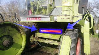 Green remont #2 Claas dominator. Bęben i klucz