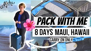 Packing for One Week in Beautiful Maui, Hawaii CarryOn Only