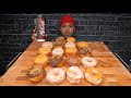 (ASMR) DONUTS & COFFEE MUKBANG