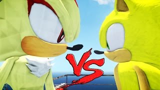 Super Sonic Vs Super Shadow - Great Battle