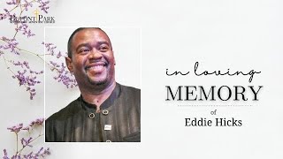 Funeral Services for Elder Eddie Hicks