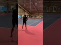全国優勝選手のラリーが超バク音だった件、、【ソフトテニス】　#shorts