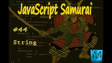 [Arabic] JavaScript Samurai #44- String - جافاسكربت ساموراي - النصوص