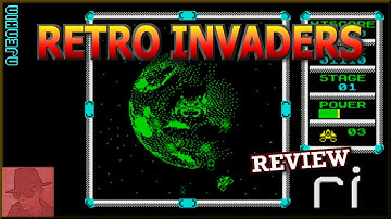 Retro Invaders : Homebrew from 2011 - on the ZX Spectrum 48K !! with Commentary