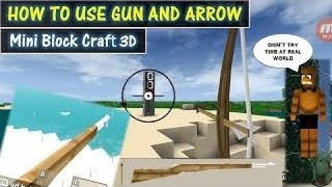 Now I teach how use bow and arrow