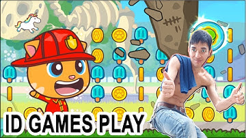 Talking Tom Candy Run Gameplay Part 8 (Ios Android) / Police Officer Tom, Hawaii Hank, Angela