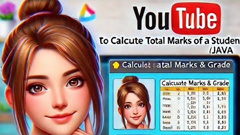 GUI Application to calculate total marks and grade of a student(Java)