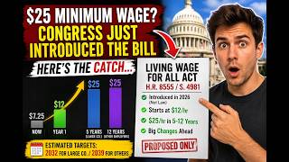 $25 an Hour MINIMUM Wage?! Here’s the Major CATCH😮#jobs  #money