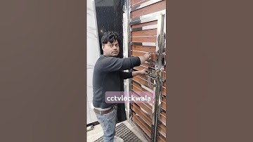 How to Install Linkplus Electric door lock steel gate, rfid card electronic lock with remote system