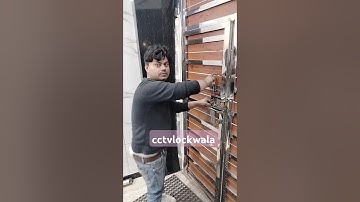 How to Install Linkplus Electric door lock steel gate, rfid card electronic lock with remote system