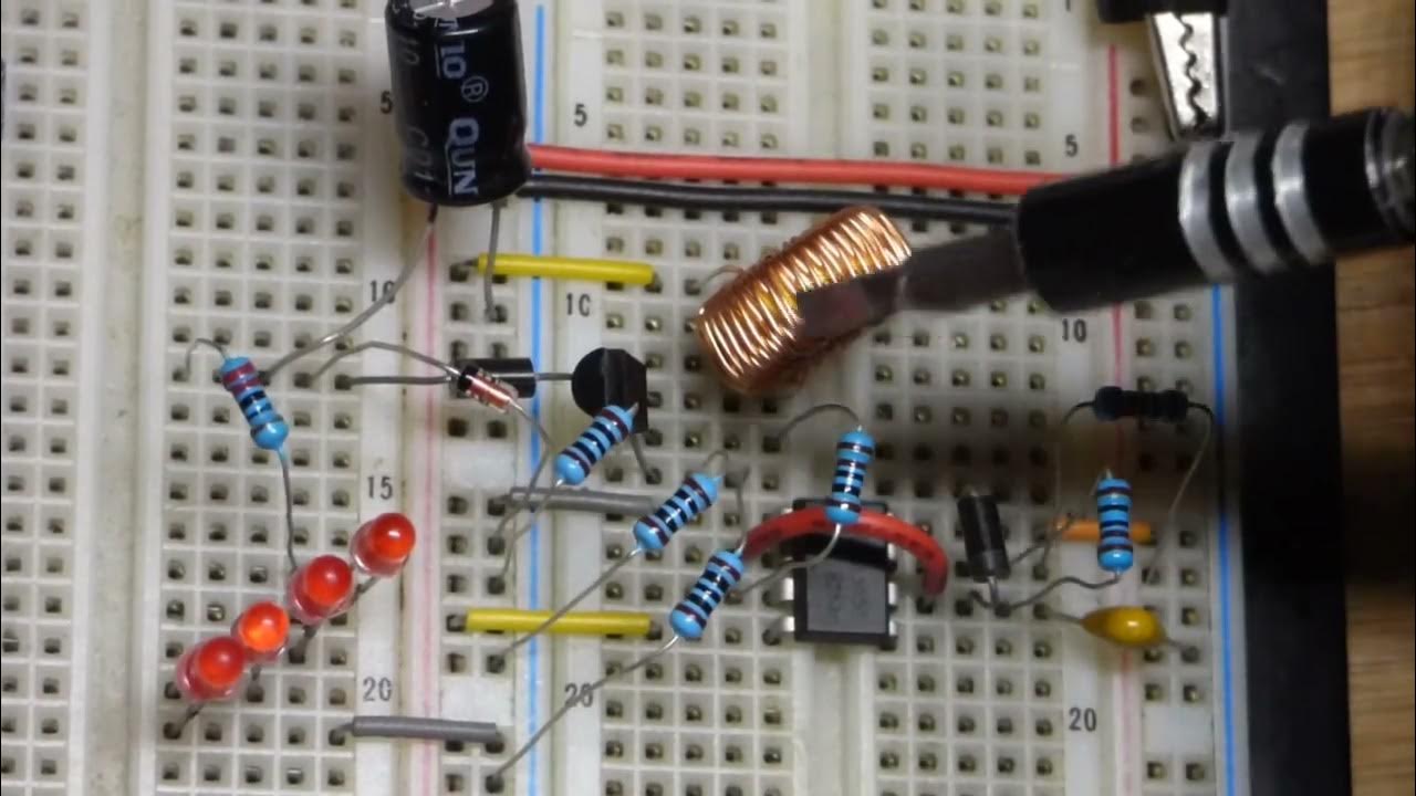 Quick look at prototype voltage booster circuit I put together Circuit Diagram