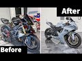 2015 GSX-R 750 WRECKED Bike Rebuild (Complete Rebuild)