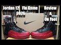 Jordan 12 Flu Game (2025) Review and On Foot