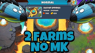 BTD6 Vortex Tutorial || No Monkey Knowledge || Sulfur Springs