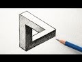 How to Draw an Optical Illusion Triangle the Easy Way